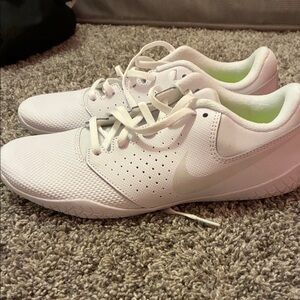 Nike White Mesh cheer shoes